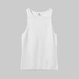 The Madison Cotton Tank in White - The Garment