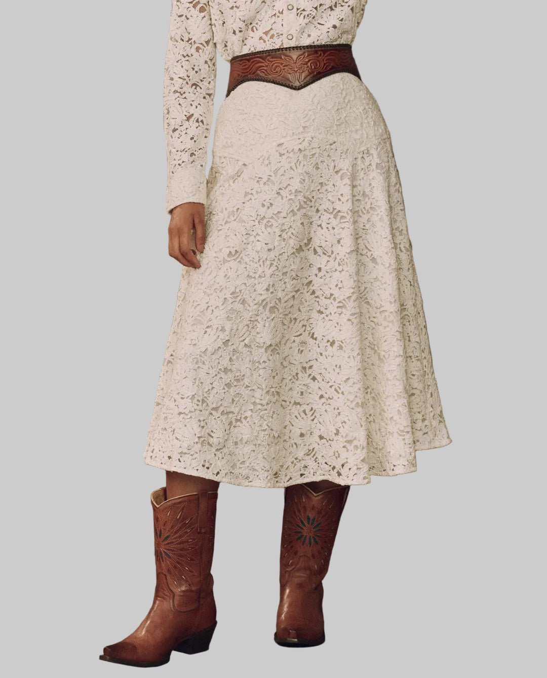 The Relic Lace Saddle Skirt - The Great
