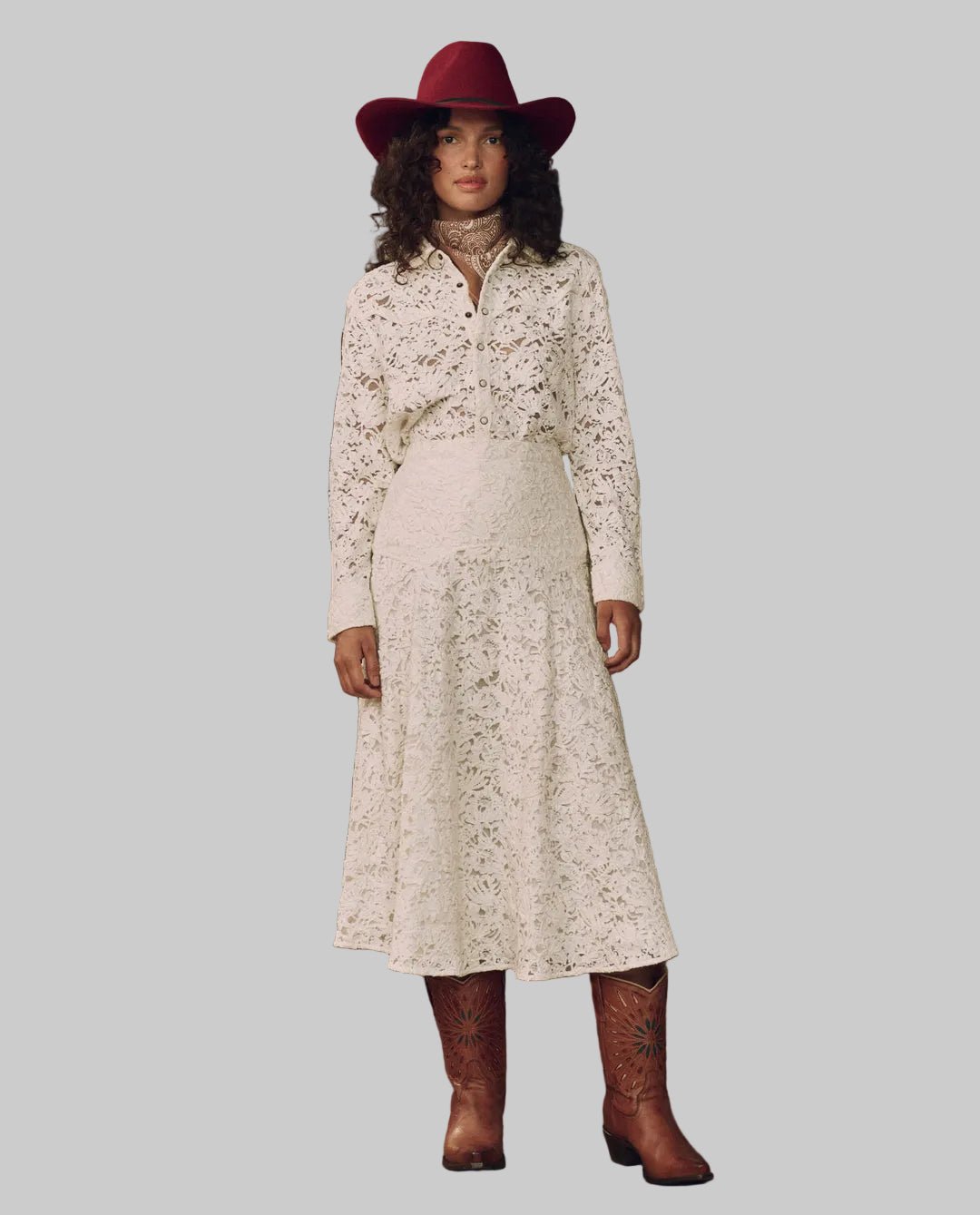 The Relic Lace Saddle Skirt - The Great