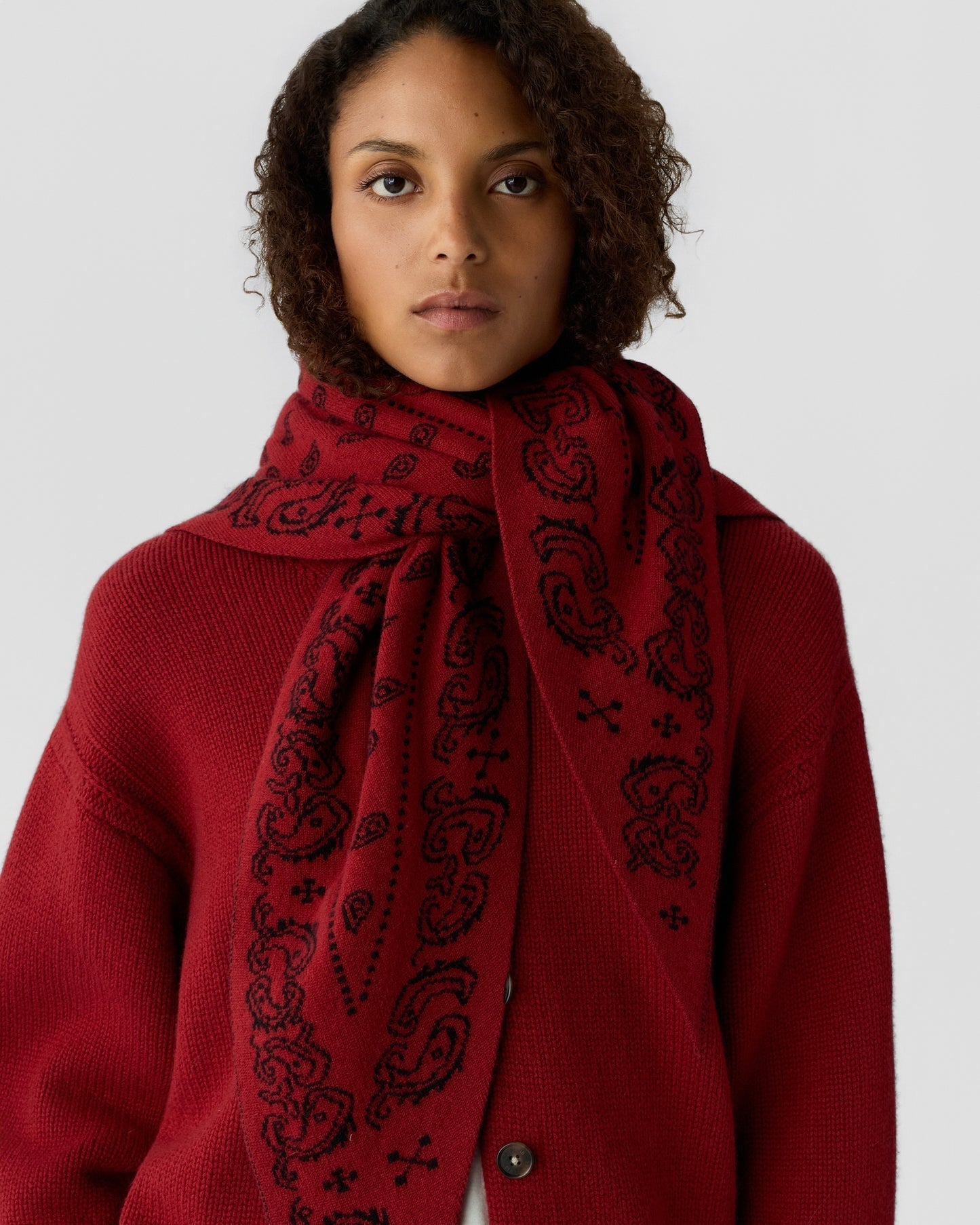 The Wild Rag In Carmine/Black - Guest In Residence