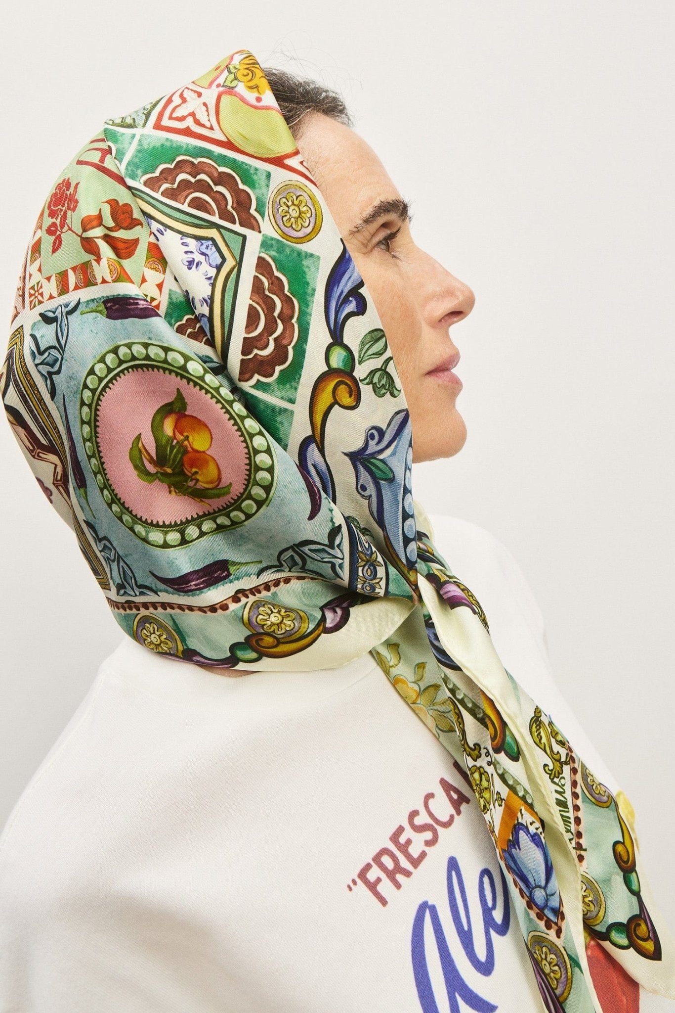 Tommansina Silk Scarf - Alemais