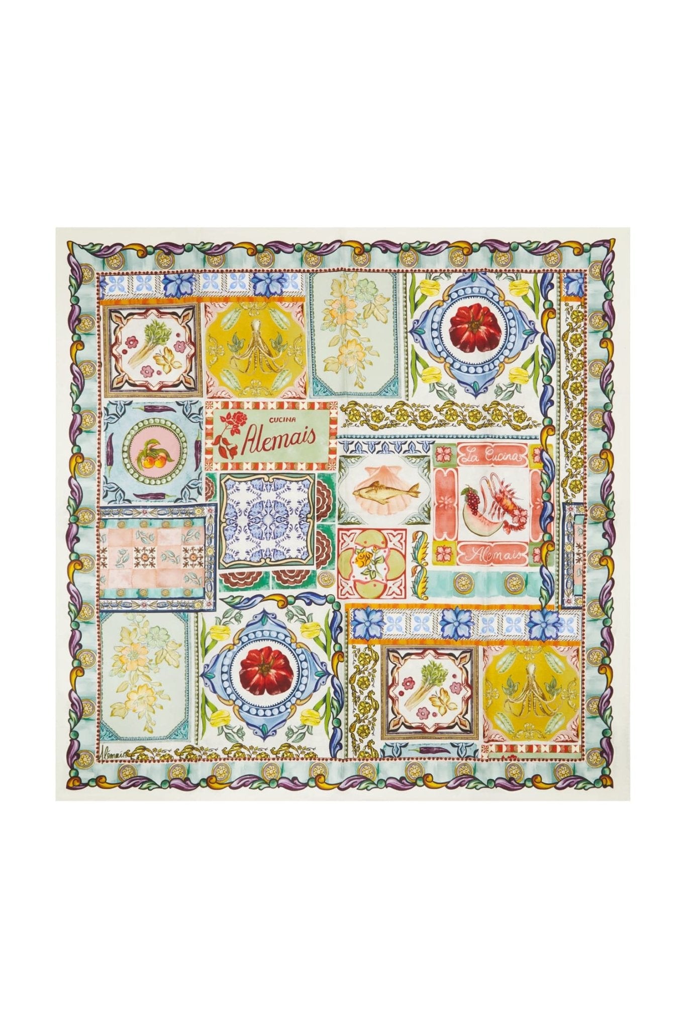 Tommansina Silk Scarf - Alemais
