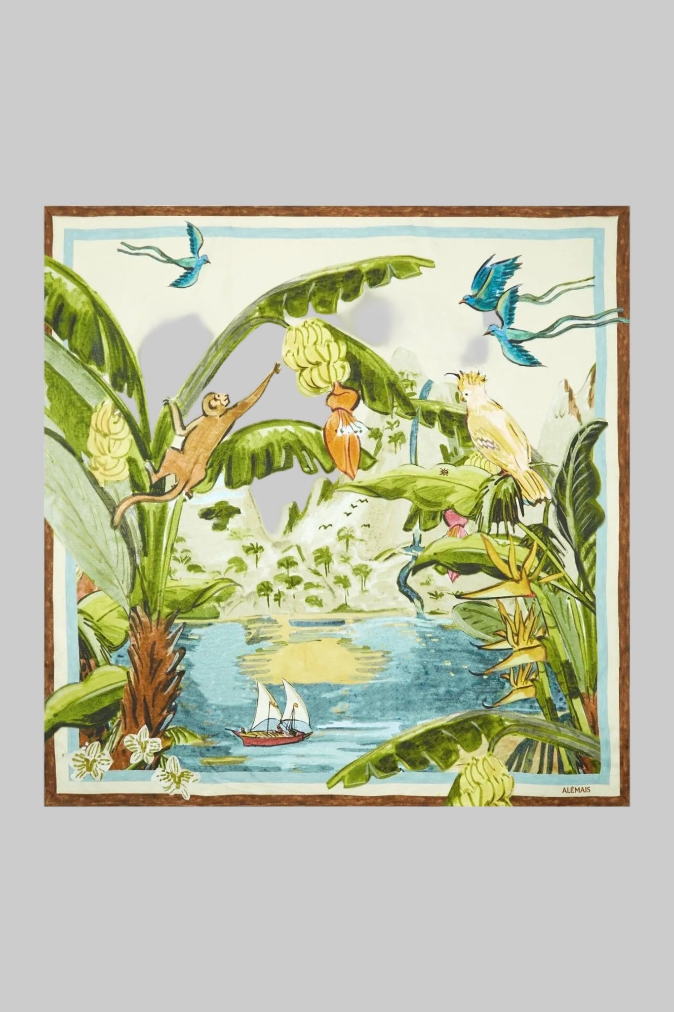 Toucan Silk Scarf - Alemais