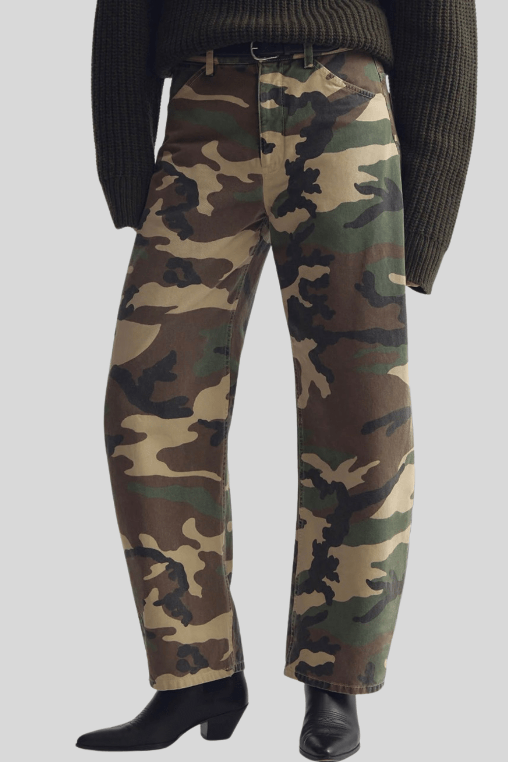Tribeca Pant Khaki Overdyed Camo - Nili Lotan