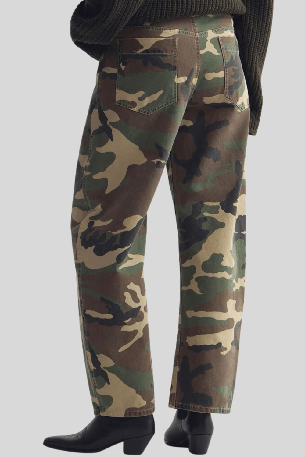 Tribeca Pant Khaki Overdyed Camo - Nili Lotan