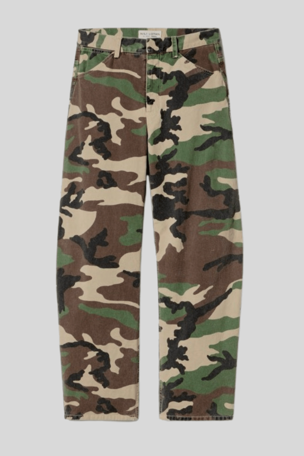 Tribeca Pant Khaki Overdyed Camo - Nili Lotan