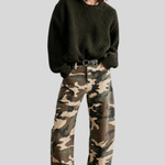 Tribeca Pant Khaki Overdyed Camo - Nili Lotan