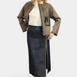 Bounded Denim Skirt - The Posh Peacock