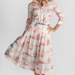 Venise Boat Print Skirt - La Prestic Ouiston