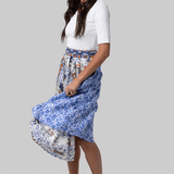 Venise Skirt Mix Caravelle Print - La Prestic Ouiston