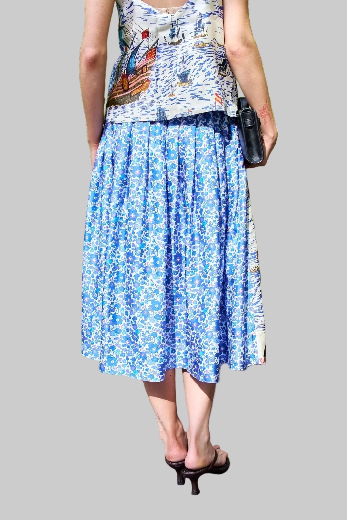 Venise Skirt Mix Caravelle Print - La Prestic Ouiston