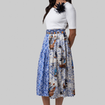 Venise Skirt Mix Caravelle Print - La Prestic Ouiston