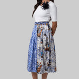 Venise Skirt Mix Caravelle Print - La Prestic Ouiston