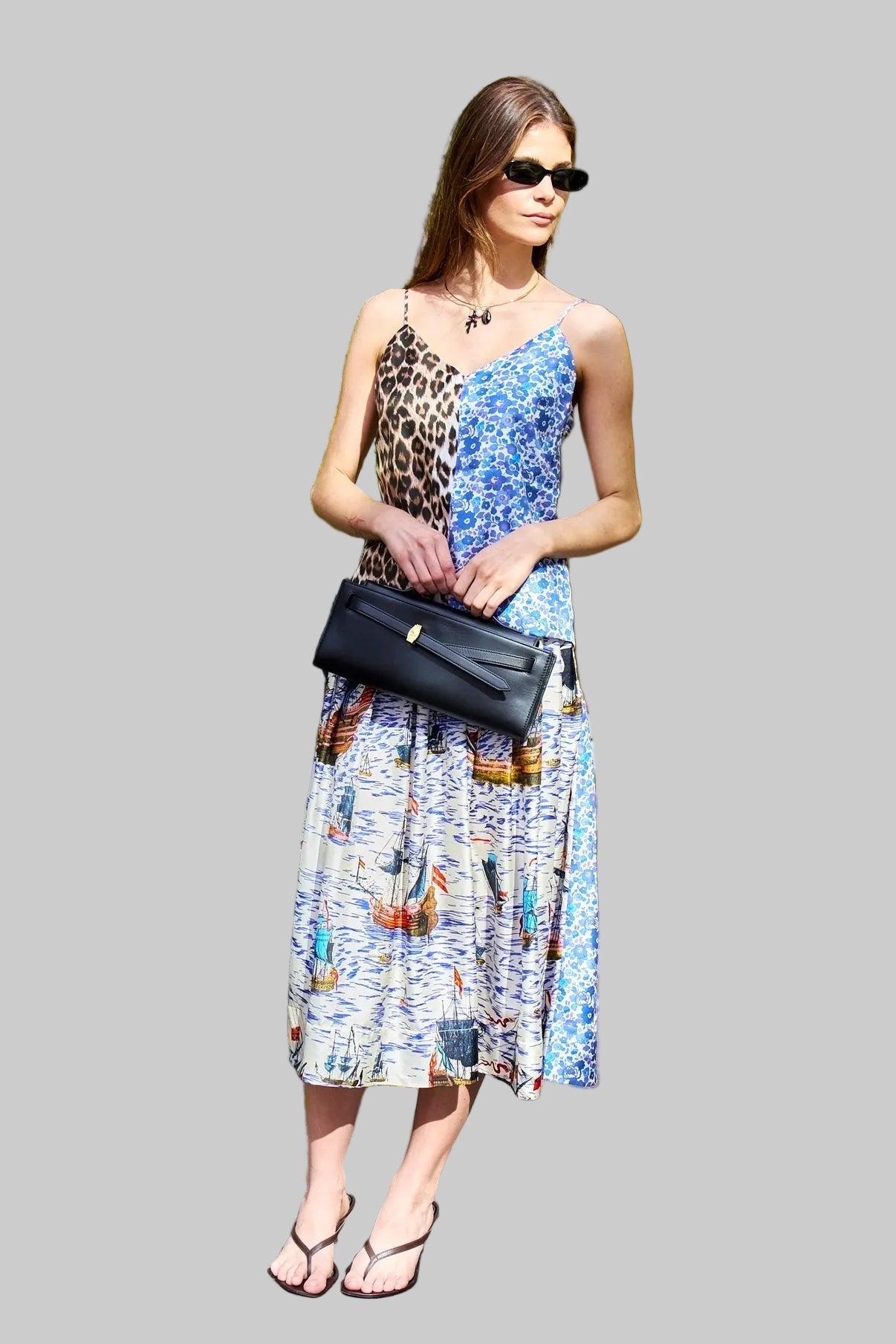 Venise Skirt Mix Caravelle Print - La Prestic Ouiston
