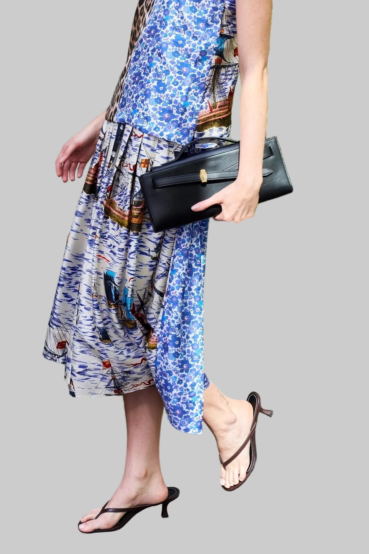 Venise Skirt Mix Caravelle Print - La Prestic Ouiston