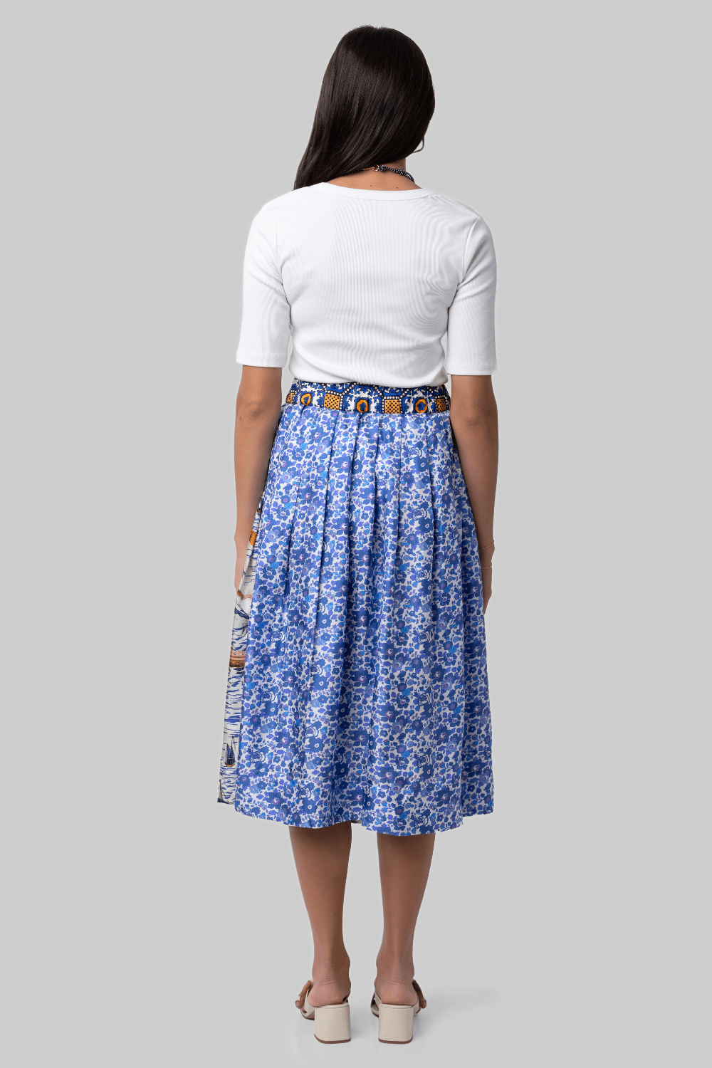 Venise Skirt Mix Caravelle Print - La Prestic Ouiston
