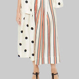 Venise Skirt - Mix Dot/Stripe Print Skirt - la