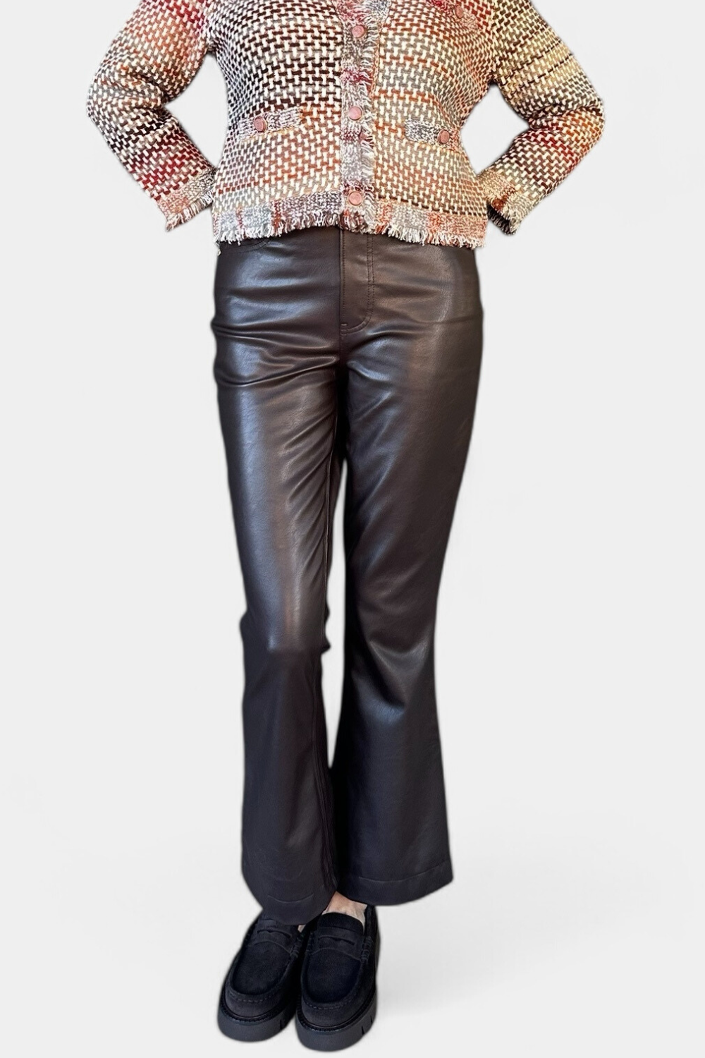 Carson High Rise Ankle Flare Pant - The Posh Peacock