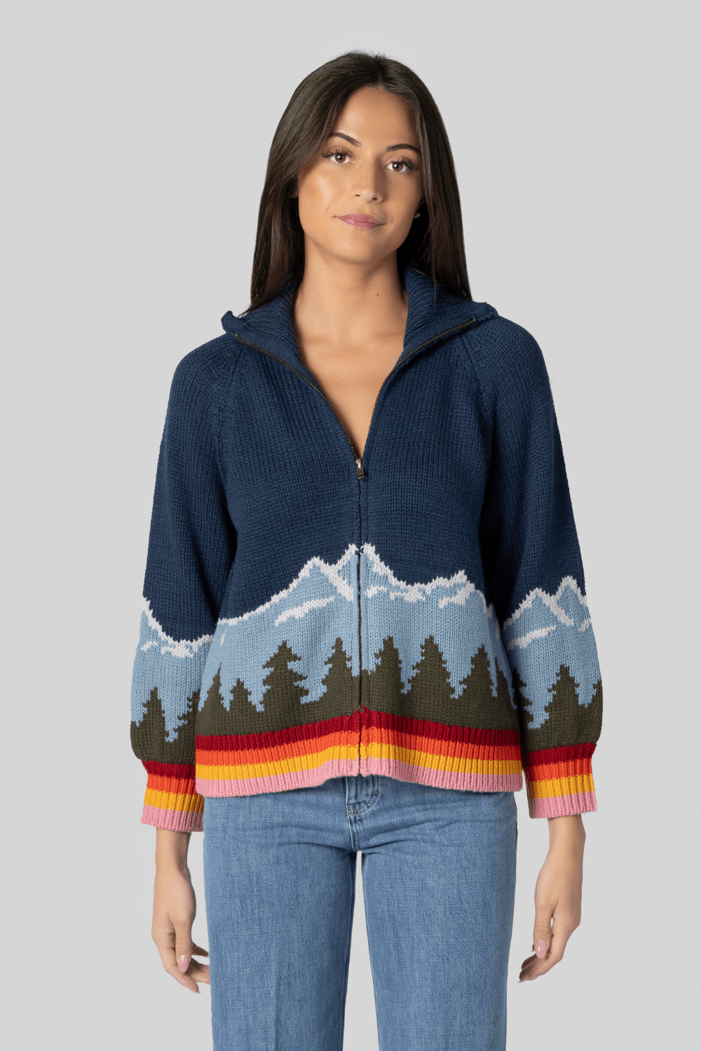 Vista Full - Zip Sweater - The Great