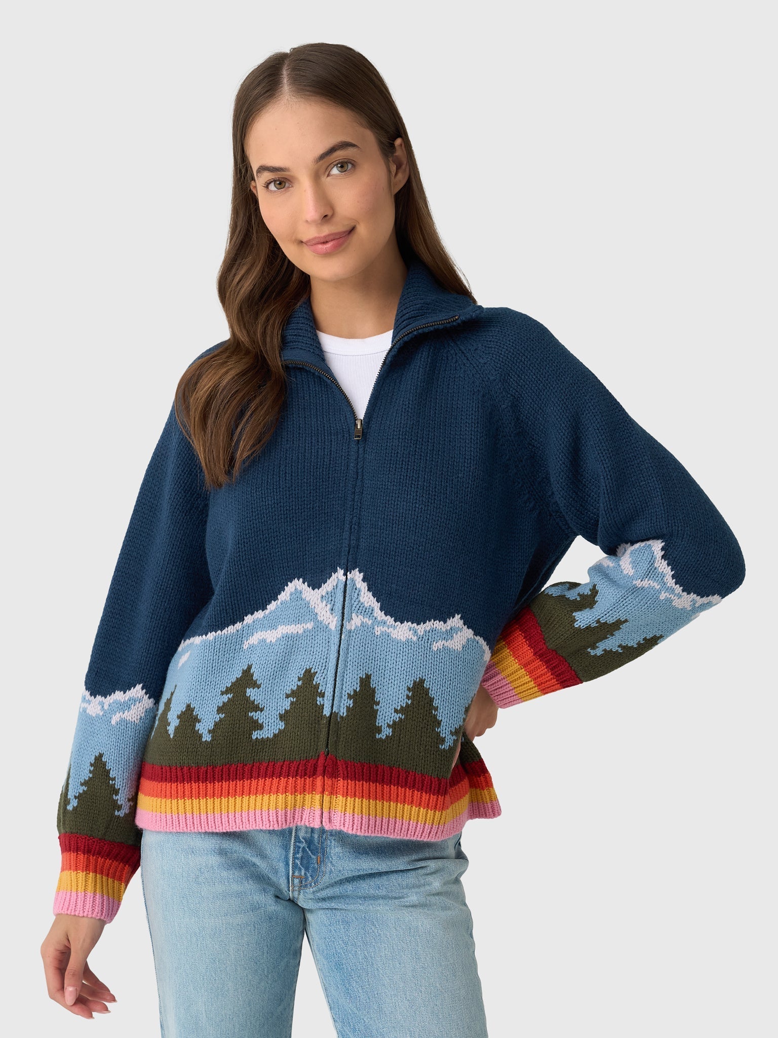 Vista Full - Zip Sweater - The Great