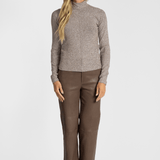Vrille' Mockneck Top - Forte Forte