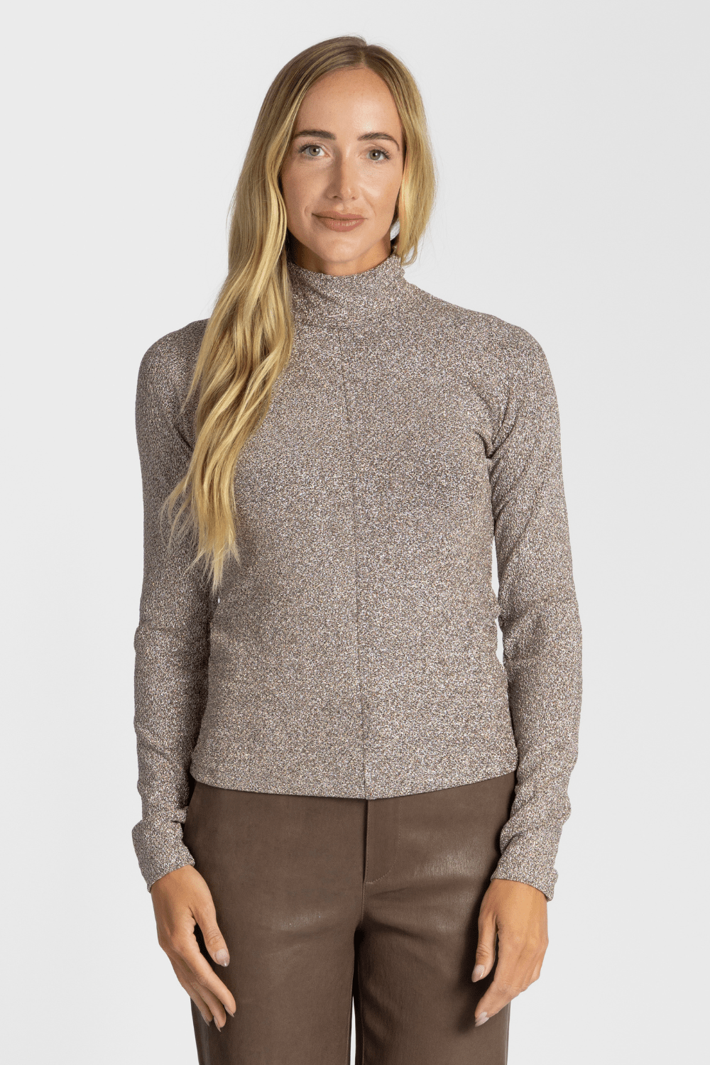 Vrille' Mockneck Top - Forte Forte