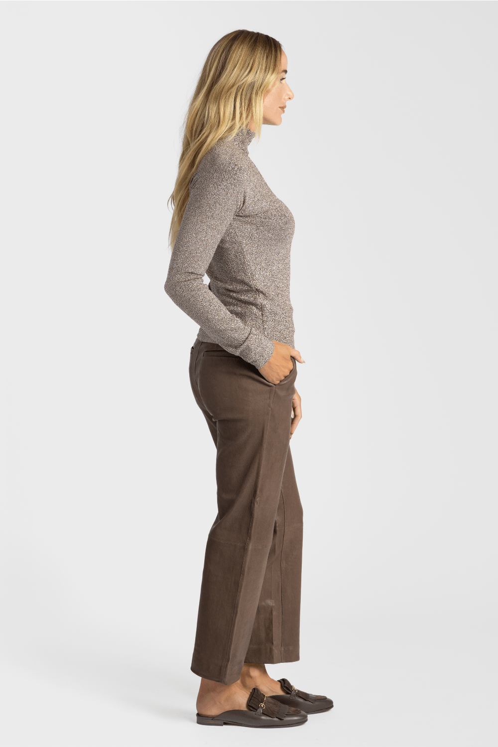Vrille' Mockneck Top - Forte Forte