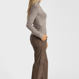 Vrille' Mockneck Top - Forte Forte