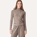Vrille' Mockneck Top - Forte Forte