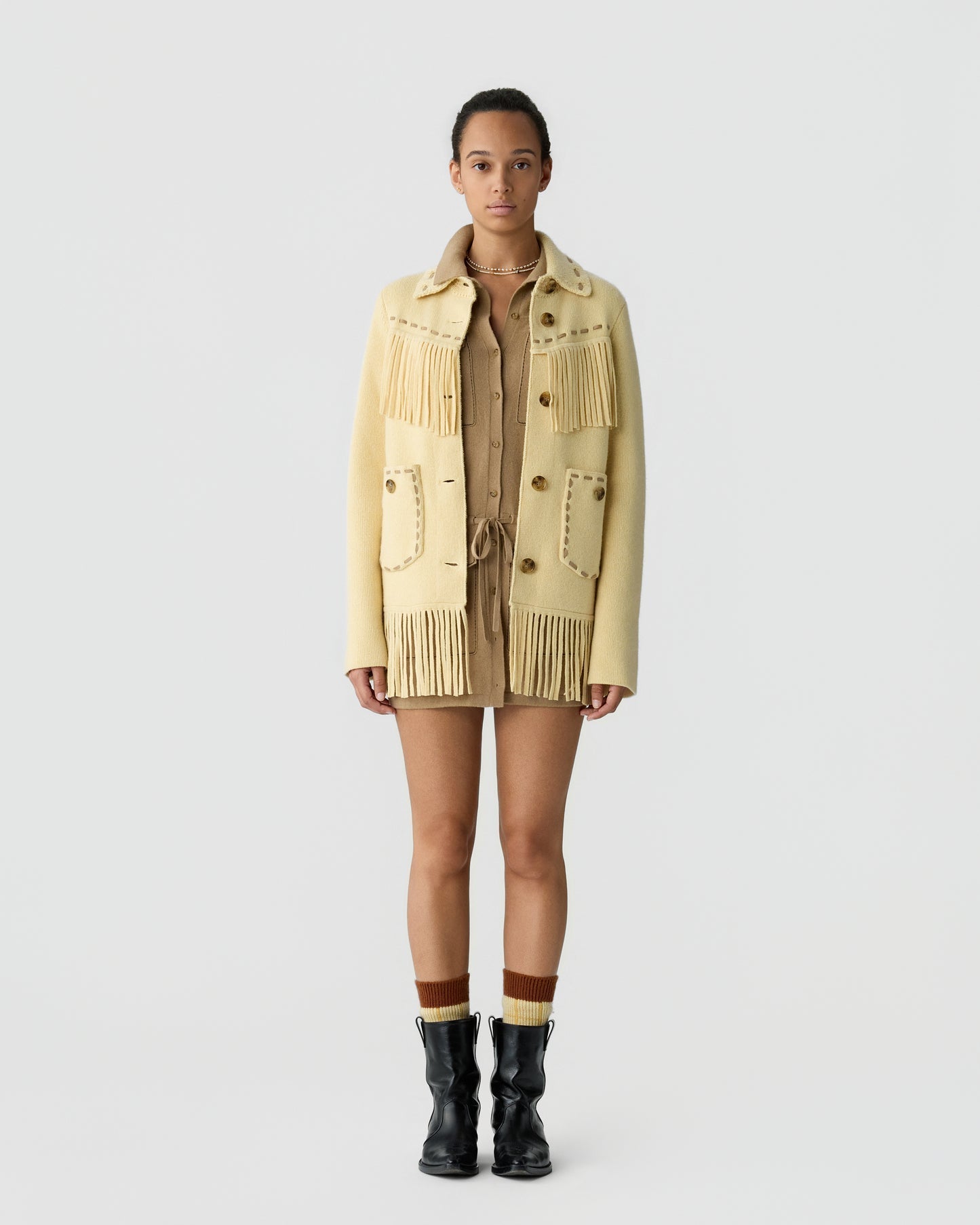 Western Fringe Jacket - Guest In Residence