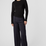 Cashmere Shrunken Crewneck Sweater - The Posh Peacock