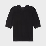 Cashmere Elbow Sleeve Tee - The Posh Peacock