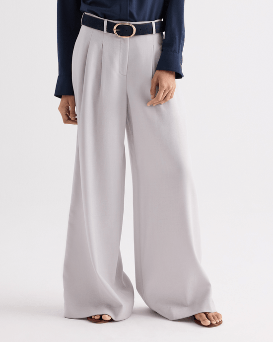 Wide Belt in Navy - TWP