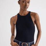 Wide Belt in Navy - TWP
