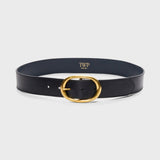 Wide Belt in Navy - TWP