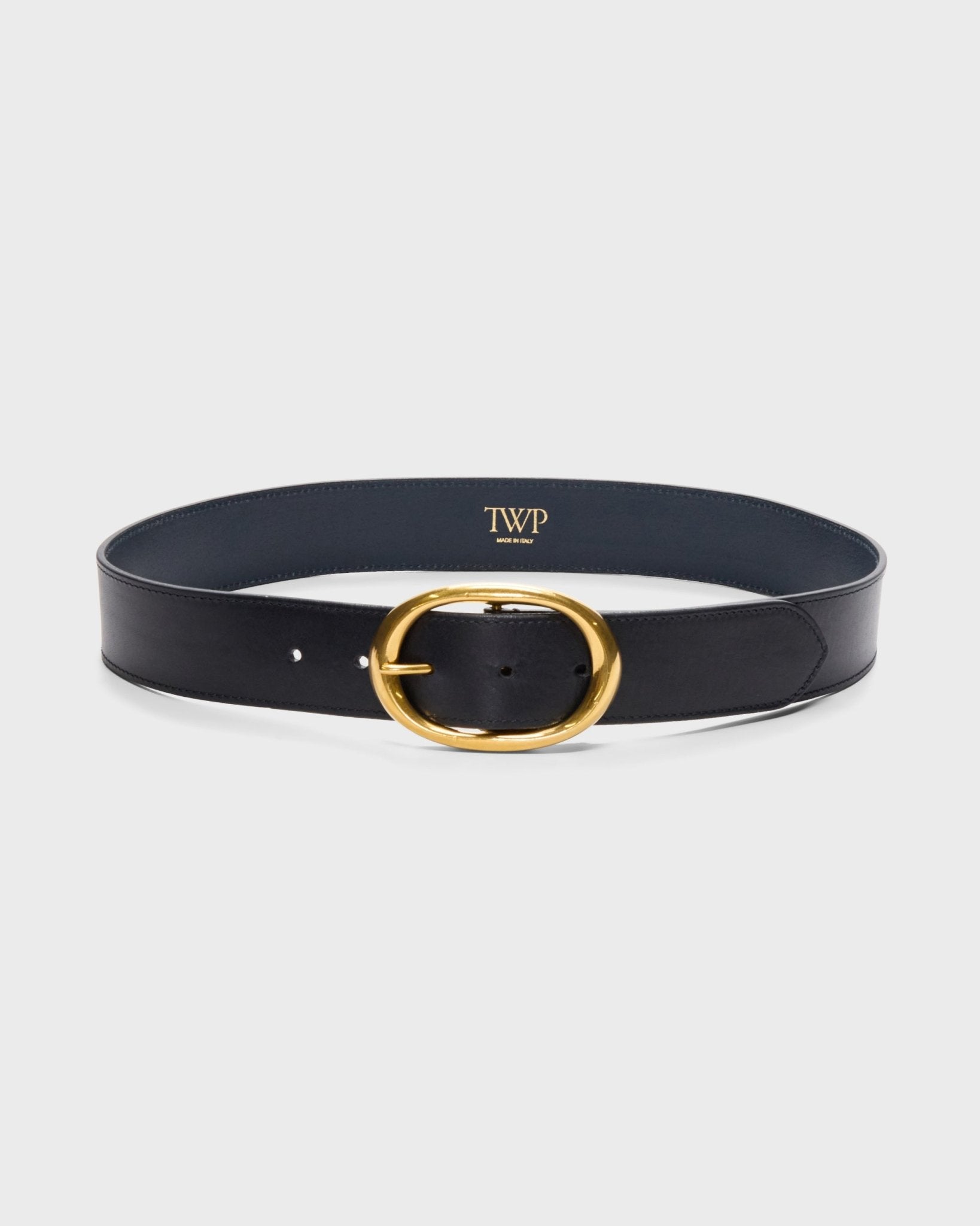 Wide Belt in Navy - TWP