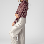 Wide Leg Silk Trouser - Lisa Yang