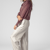 Wide Leg Silk Trouser - Lisa Yang