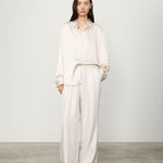 Wide Leg Silk Trouser - Lisa Yang