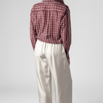 Wide Leg Silk Trouser - Lisa Yang