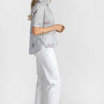 Winn Pansy Sky Shirt - Alix of Bohemia