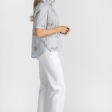 Winn Pansy Sky Shirt - Alix of Bohemia