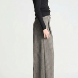 Xavier Ribbed Mock Neck Sweater in Dark Gray Heather - Saint Art