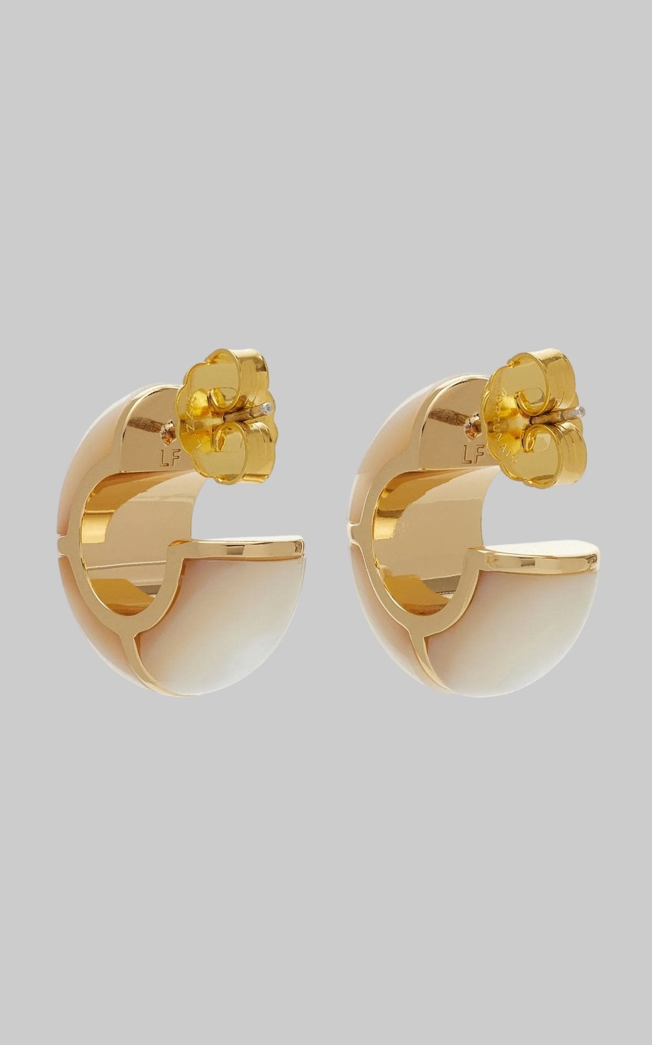 Zellige Hoops in Mother-of-Pearl - Lizzie Fortunato