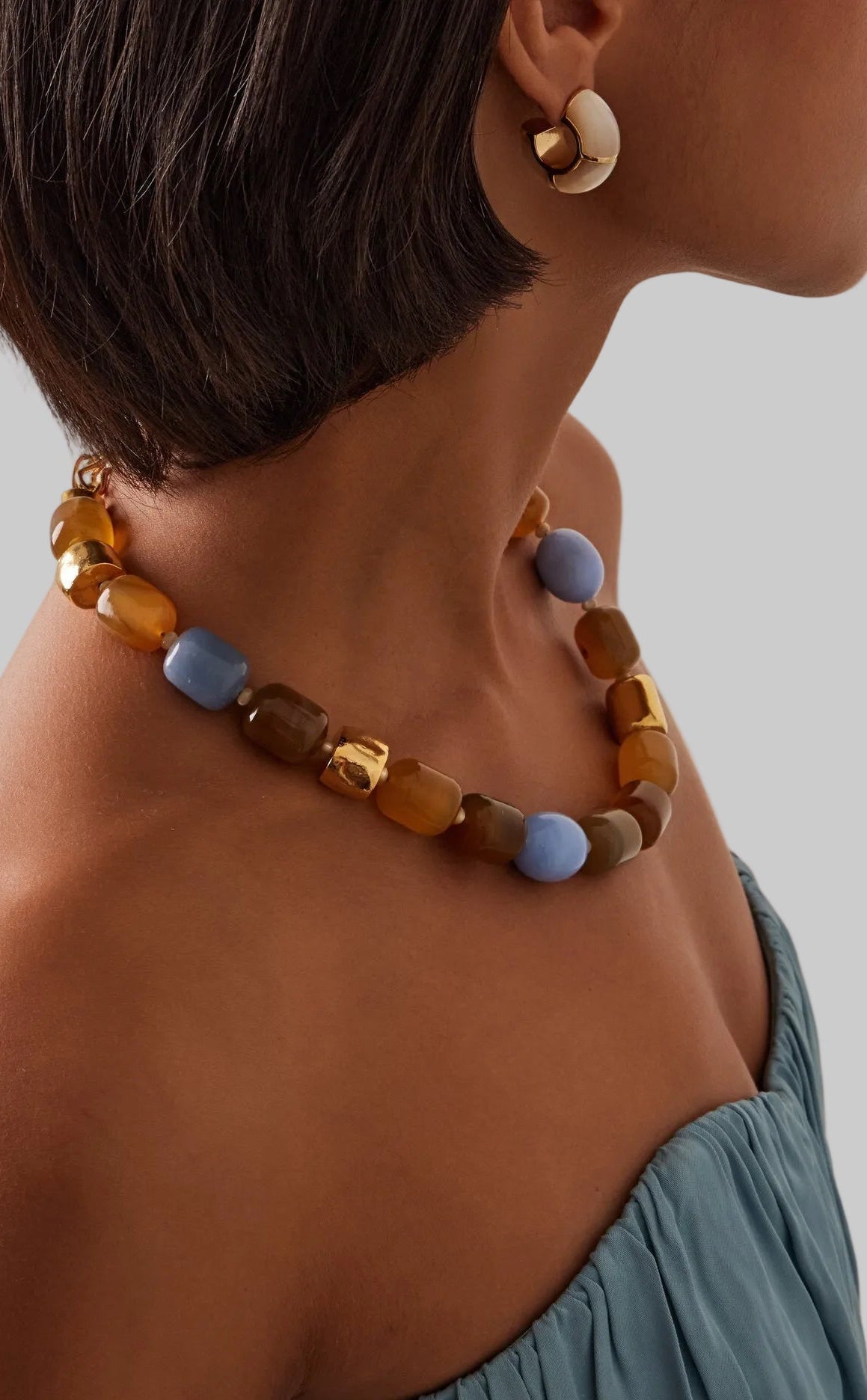 Zellige Hoops in Mother-of-Pearl - Lizzie Fortunato