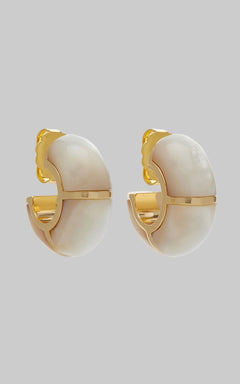 Zellige Hoops in Mother-of-Pearl - Lizzie Fortunato
