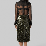Zion Sequin Skirt - Saint Art
