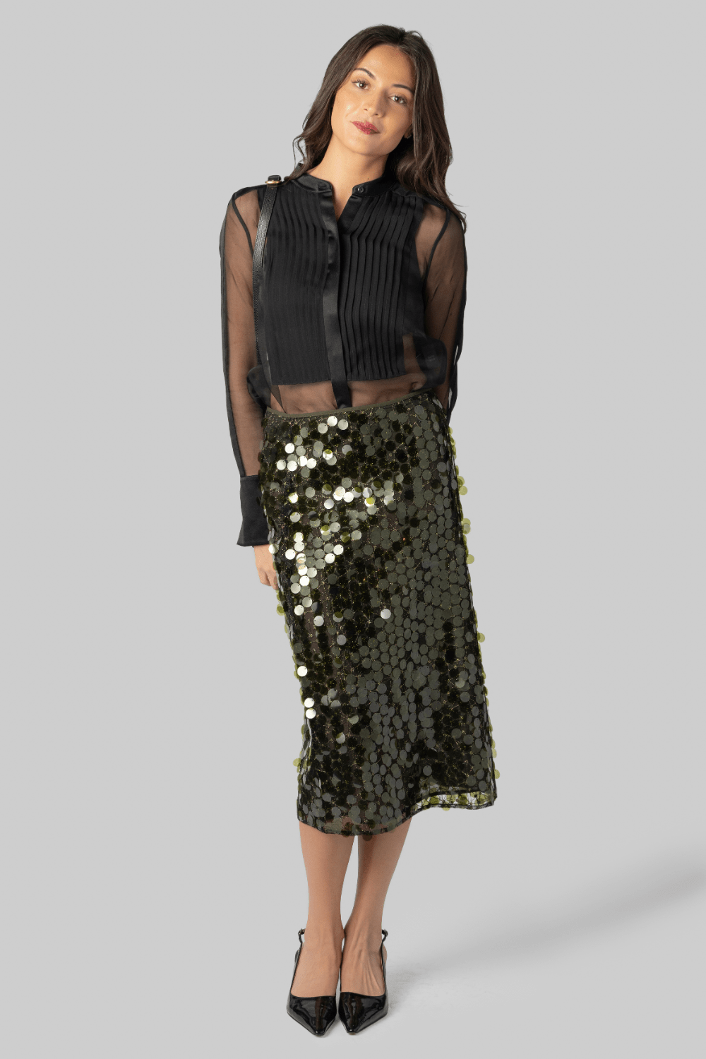 Zion Sequin Skirt - Saint Art
