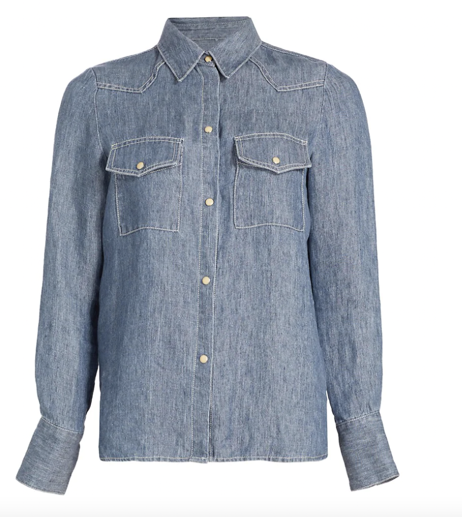 TWP Rancher's Daughter Denim Shirt - The Posh Peacock