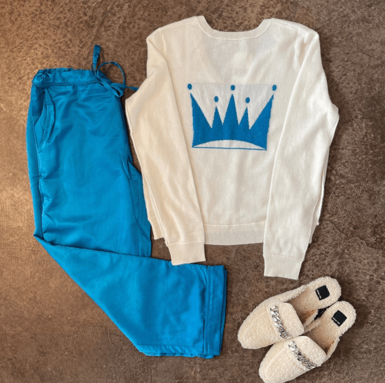 Brazeau Tricot Big Crown Cashmere Sweater - Brazeau Tricot